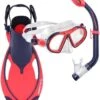 US Divers Toucan Set - Snorkelset - Kinderen - Roze/Paars - 32-36 -Watersporten Benodigdheden 1049x1200 1