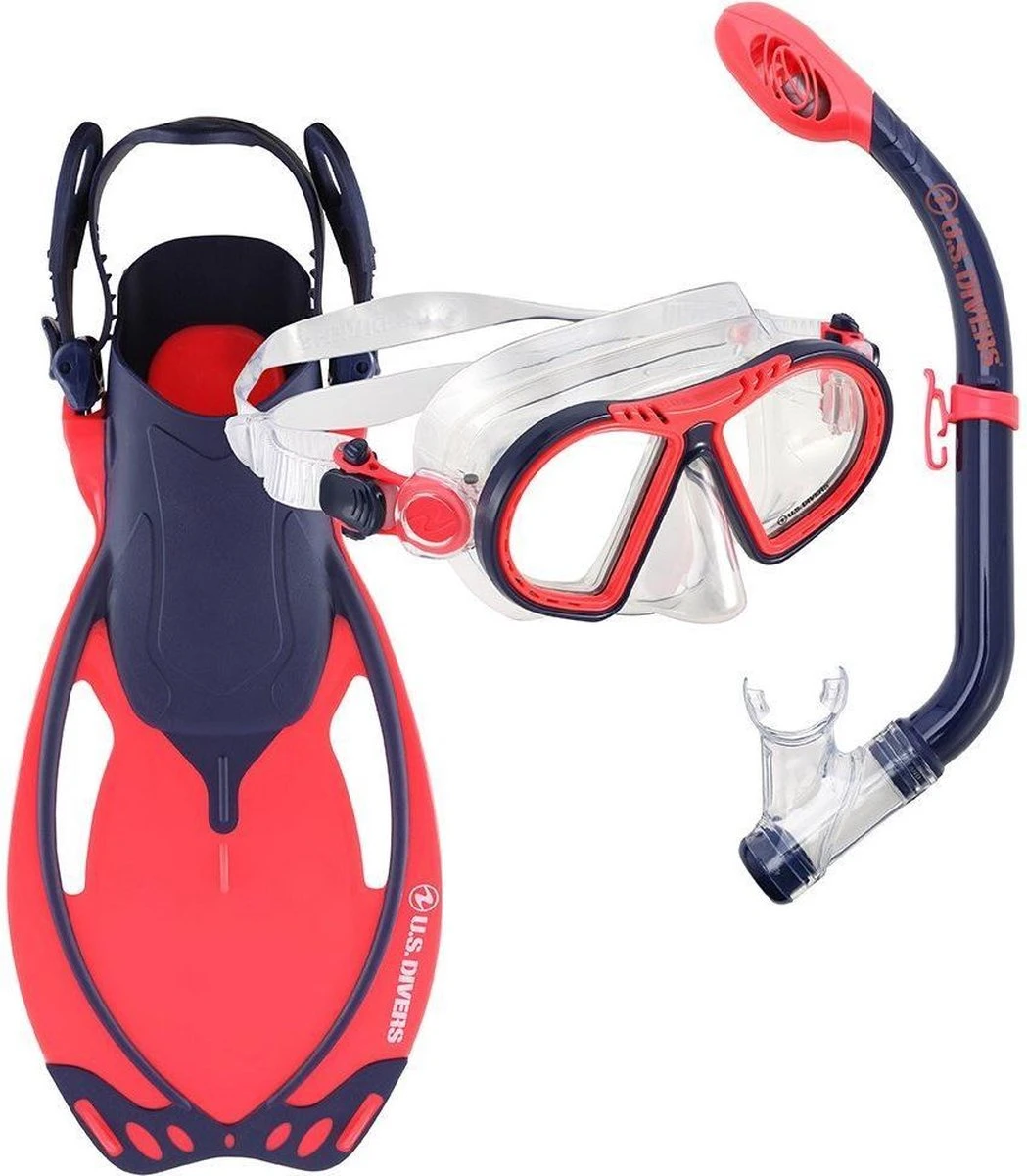US Divers Toucan Set - Snorkelset - Kinderen - Roze/Paars - 32-36 3 US Divers Toucan Set - Snorkelset - Kinderen - Roze/Paars - 32-36