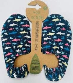 Mood Club & Bonas Antislip Zool Waterschoen | Zwemschoenen | Zwemslof | Gymschoen Voor Kinderen Maat 24-26 Haai
