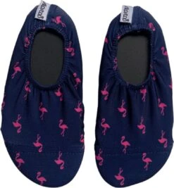 Slipstop Ella - Donker Blauw Met Roze Flamingo's -Watersporten Benodigdheden 1111x1200