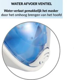 Gadgy Duikmasker Full Face Kinderen - Duikbril Met Snorkel - Snorkelset Kinderen - Snorkelmasker - Blauw -Watersporten Benodigdheden 1114x1200