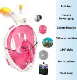 Gadgy Duikmasker Full Face Kinderen - Duikbril Met Snorkel - Snorkelset Kinderen - Snorkelmasker - Roze 13 Gadgy Duikmasker Full Face Kinderen - Duikbril Met Snorkel - Snorkelset Kinderen - Snorkelmasker - Roze -Watersporten Benodigdheden 1159x1200