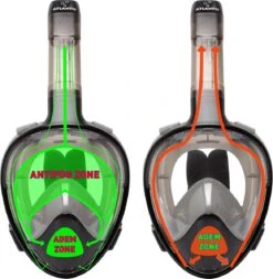 Atlantis Full Face Mask 3.0 - Snorkelmasker - Volwassenen - Zwart/Grijs - L/XL 11 Atlantis Full Face Mask 3.0 - Snorkelmasker - Volwassenen - Zwart/Grijs - L/XL -Watersporten Benodigdheden 1172x1200