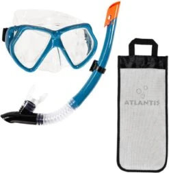 Atlantis Andros Combo - Snorkelset - Volwassenen - Petrol Blauw -Watersporten Benodigdheden 1173x1200 1