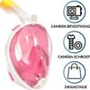Gadgy Duikmasker Full Face Kinderen - Duikbril Met Snorkel - Snorkelset Kinderen - Snorkelmasker - Roze -Watersporten Benodigdheden 1173x1200