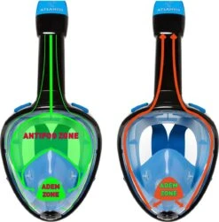 Atlantis Full Face Mask - Snorkelmasker - Volwassenen - Zwart/Blauw - L/XL 16 Atlantis Full Face Mask - Snorkelmasker - Volwassenen - Zwart/Blauw - L/XL -Watersporten Benodigdheden 1182x1200