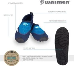 Waimea Aquaschoenen - Wave Rider - Marine/Kobalt - 34 -Watersporten Benodigdheden 1200x1080 32