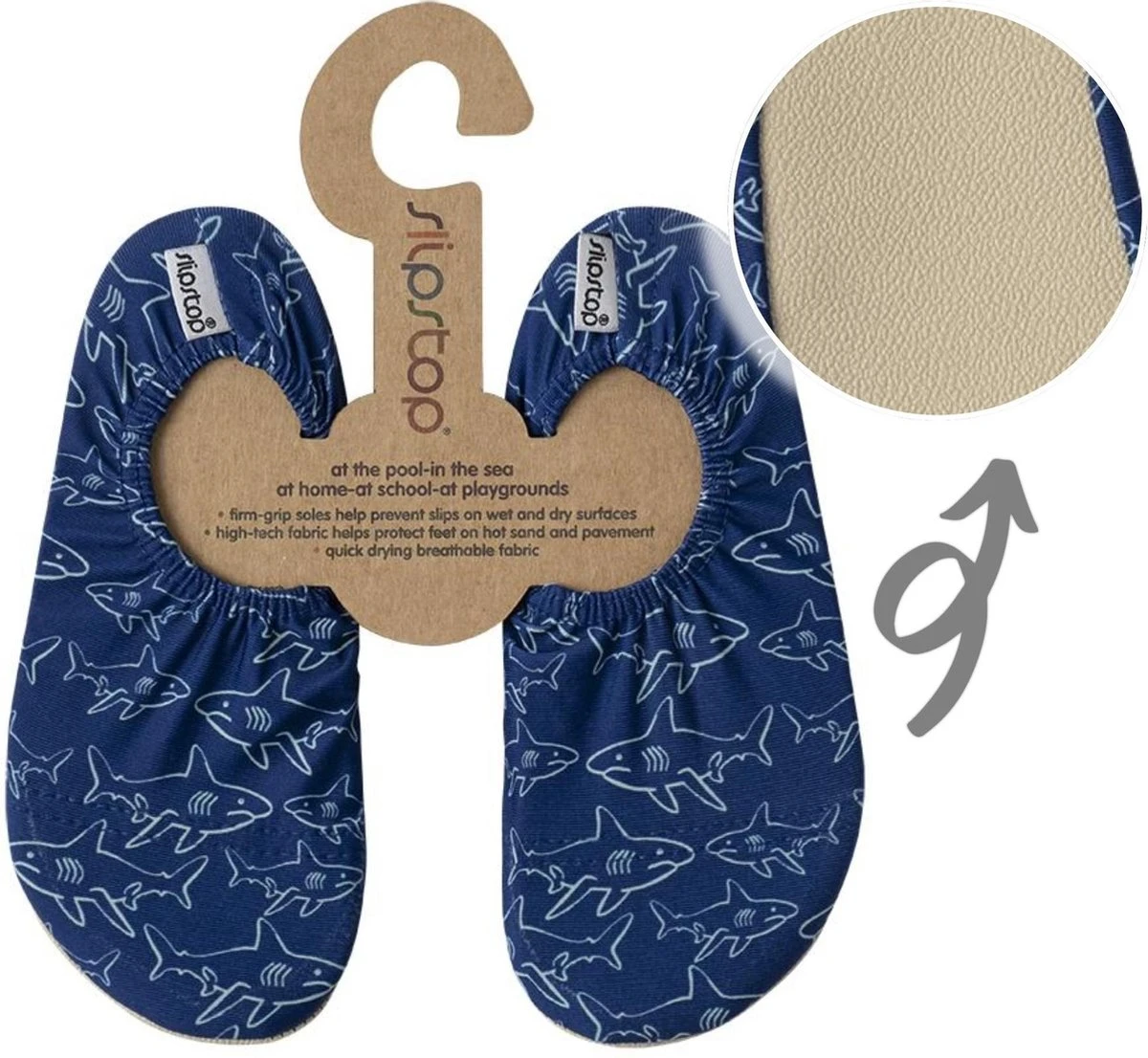 Slipstop Bull Shark - Donkerblauwe Haaien 3 Slipstop Bull Shark - Donkerblauwe Haaien