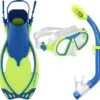 US Divers Toucan Set - Snorkelset - Kinderen - Geel/Blauw - 32-36 -Watersporten Benodigdheden 1200x1144