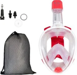 X10 Full Face Mask- Snorkelmasker - Volwassenen - Coral - L/XL -Watersporten Benodigdheden 1200x1170 1