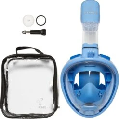 Atlantis Full Face Mask 2.0 - Snorkelmasker - Kinderen - Blauw - XS -Watersporten Benodigdheden 1200x1195