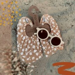 Slipstop Mosterd Flower - Oker Met Witte Bloemen -Watersporten Benodigdheden 1200x1200 136