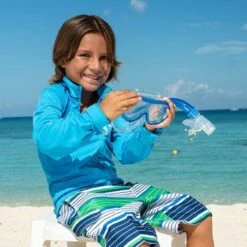 ReefTourer Snorkelmasker Duikbril Snorkelset Voor Kinderen Tot Ong. 10 Jaar RC-0203- Zwart/blauw -Watersporten Benodigdheden 1200x1200 163