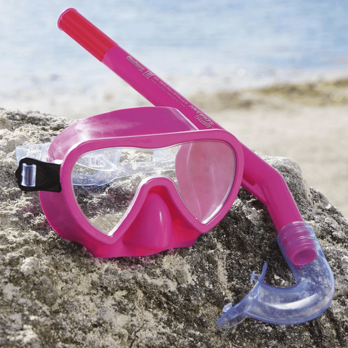 Bestway Snorkelset Essential Lil' Glider | Groen 5 Bestway Snorkelset Essential Lil' Glider | Groen - Afbeelding 3