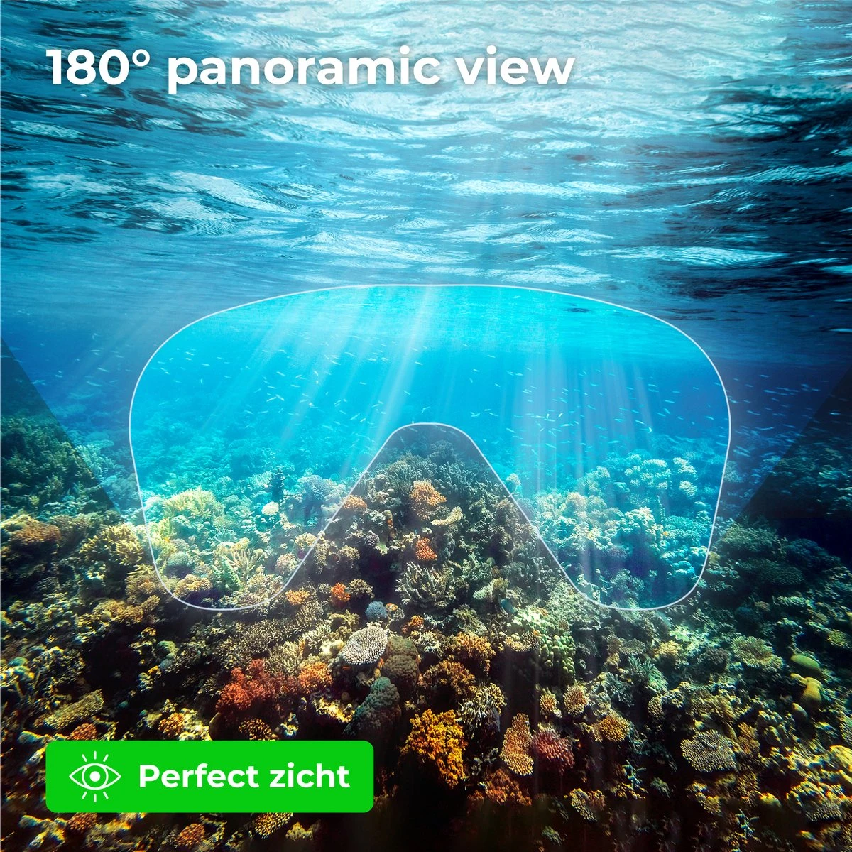 Nuvance - Snorkelmasker Incl Oordoppen - One Size Fits All - Duikmasker - Duikbril Met Snorkel - Snorkelset Voor Kinderen - Zwart 4 Nuvance - Snorkelmasker Incl Oordoppen - One Size Fits All - Duikmasker - Duikbril Met Snorkel - Snorkelset Voor Kinderen - Zwart - Afbeelding 2