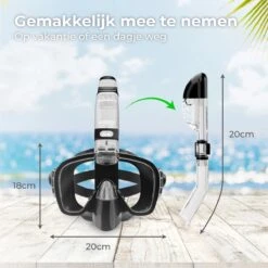 Nuvance - Snorkelmasker Incl Oordoppen - One Size Fits All - Duikmasker - Duikbril Met Snorkel - Snorkelset Voor Kinderen - Zwart 16 Nuvance - Snorkelmasker Incl Oordoppen - One Size Fits All - Duikmasker - Duikbril Met Snorkel - Snorkelset Voor Kinderen - Zwart -Watersporten Benodigdheden 1200x1200 54