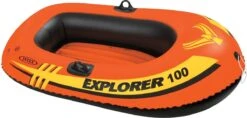 Intex Explorer Pro 100 Opblaasboot - 1 Persoons - Oranje -Watersporten Benodigdheden 1200x573