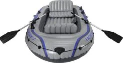 Intex Excursion 4 Opblaasboot - Opblaasboot - Grijs -Watersporten Benodigdheden 1200x622
