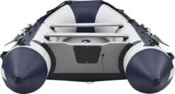 Merkloos Opblaasboot / Rubberboot / Boot - 2 Banken - Grijs - Incl. 2 Peddels -Watersporten Benodigdheden 1200x645