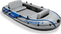 Intex Excursion 4 Opblaasboot - Opblaasboot - Grijs -Watersporten Benodigdheden 1200x661