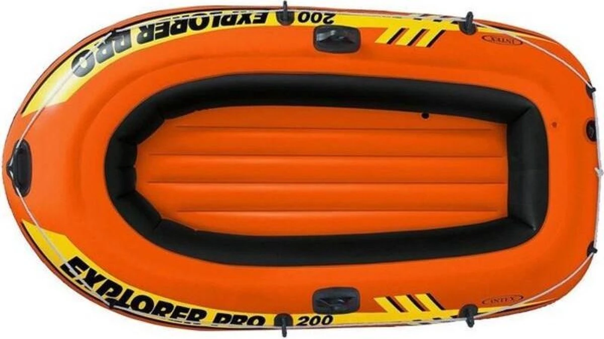 Intex Explorer Pro 200 Opblaasboot - 2 Persoons - Oranje 14 Intex Explorer Pro 200 Opblaasboot - 2 Persoons - Oranje - Afbeelding 12