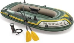 Intex Seahawk Opblaasboot - 2 Personen - Groen -Watersporten Benodigdheden 1200x694