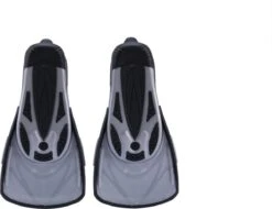 Atlantis Marlin - Zwemvliezen - Volwassenen - Zilver/Zwart - 38/39 -Watersporten Benodigdheden 1200x921