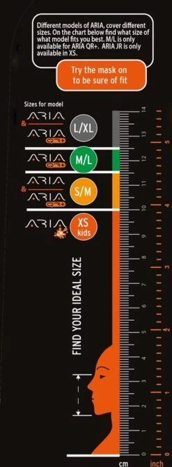 Ocean Reef Snorkelmasker Aria QR+ -Watersporten Benodigdheden 442x1200