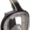 Atlantis Full Face Mask 3.0 - Snorkelmasker - Volwassenen - Zwart/Grijs - L/XL -Watersporten Benodigdheden 530x1200