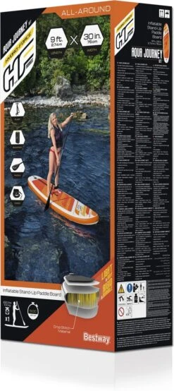 Bestway Sup Board - Hydro Force - Aqua Journey Set - 274 X 76 X 12 Cm - Met Accessoires -Watersporten Benodigdheden 535x1200