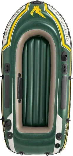 Intex Seahawk Opblaasboot - 2 Personen - Groen -Watersporten Benodigdheden 566x1200
