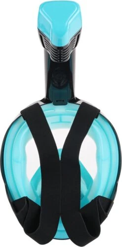 Atlantis Full Face Mask 2.0 - Snorkelmasker - Volwassenen - Zwart/Turquoise - L/XL -Watersporten Benodigdheden 593x1200 2