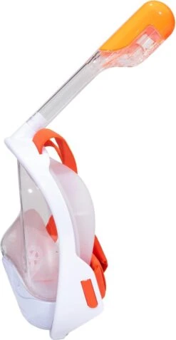 X10 Full Face Mask- Snorkelmasker - Kinderen - Oranje - XS -Watersporten Benodigdheden 622x1200