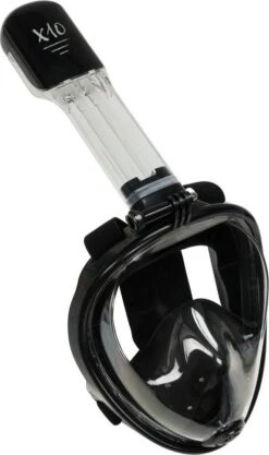 X10 Full Face Mask- Snorkelmasker - Volwassenen - Zwart - L/XL
