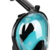 Atlantis Full Face Mask 2.0 - Snorkelmasker - Volwassenen - Zwart/Turquoise - L/XL -Watersporten Benodigdheden 717x1200