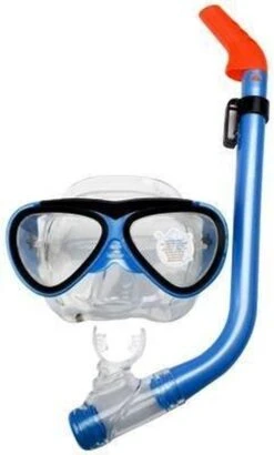 Waimea Duikmasker Met Snorkel - Junior - Blauw -Watersporten Benodigdheden 723x1200