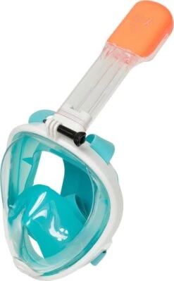 X10 Full Face Mask- Snorkelmasker - Volwassenen - Turquoise - S/M -Watersporten Benodigdheden 742x1200