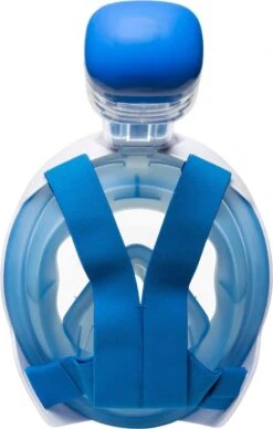 Sea Turtle Full Face Mask - Snorkelmasker - Volwassenen - Wit/Blauw - S/M -Watersporten Benodigdheden 764x1200