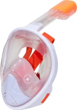 X10 Full Face Mask- Snorkelmasker - Kinderen - Oranje - XS -Watersporten Benodigdheden 839x1200