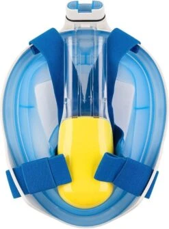 Campingwise Full Face Duikmasker - Snorkelmasker - Blauw - Maat S/M - Met Draagnet -Watersporten Benodigdheden 884x1200