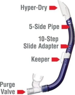 ReefTourer Snorkelmasker Duikbril Snorkelset RC-0107- Donker Blauw -Watersporten Benodigdheden 951x1200