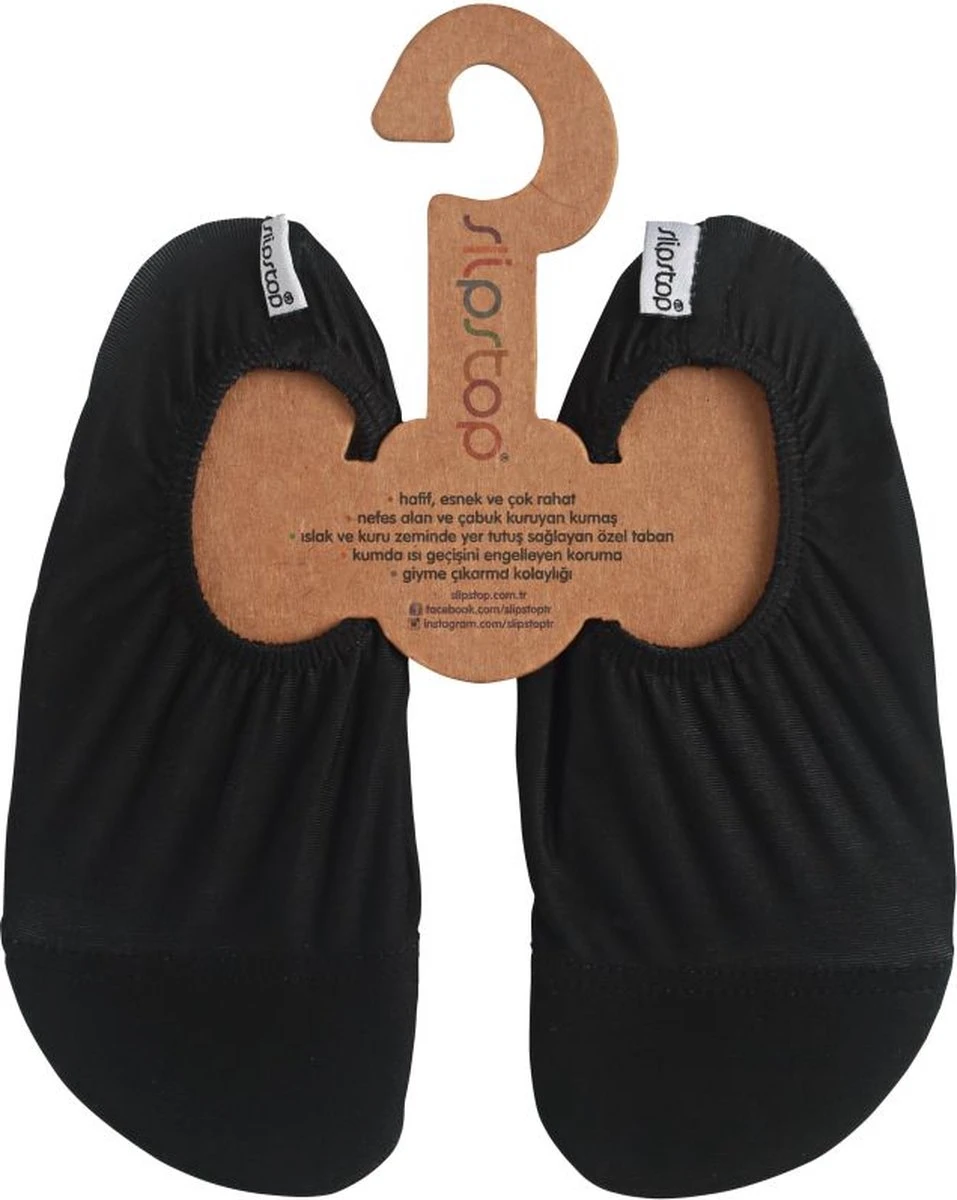 Slipstop Waterschoenen Zwart Junior Maat 24-26 4 Slipstop Waterschoenen Zwart Junior Maat 24-26 - Afbeelding 2