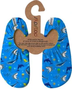 Slipstop Olympos - Blauw Met Gekleurde Visjes